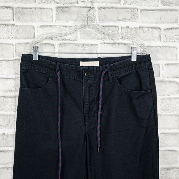 ONES STROKE Tokyo Men's Drawstring Trouser Pants Navy front Black back 6 - Picture 5 of 9